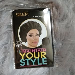 🌻 *IN STOCK* SOFT SILK Black bonnet